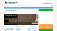 Desktop Screenshot of elsalario.com.ar