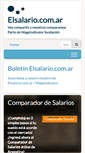 Mobile Screenshot of elsalario.com.ar